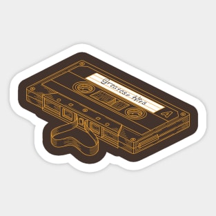 Cassette vintage Greatest Hits Sticker